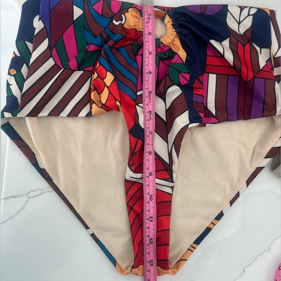 Farm Rio One-Shoulder Bikini Set Anthropologie - Picture 8 of 9